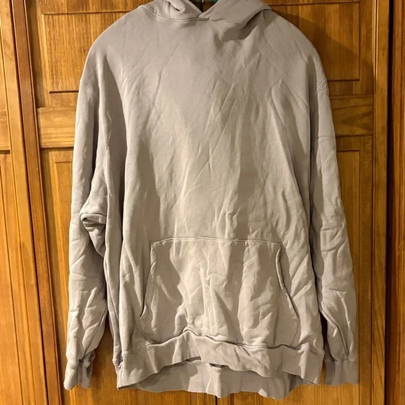 SKIMS Light Gray Lilac Hooded Oversized Sweatshirt Hoodie size XL NWOT Oyster - Picture 1 of 4